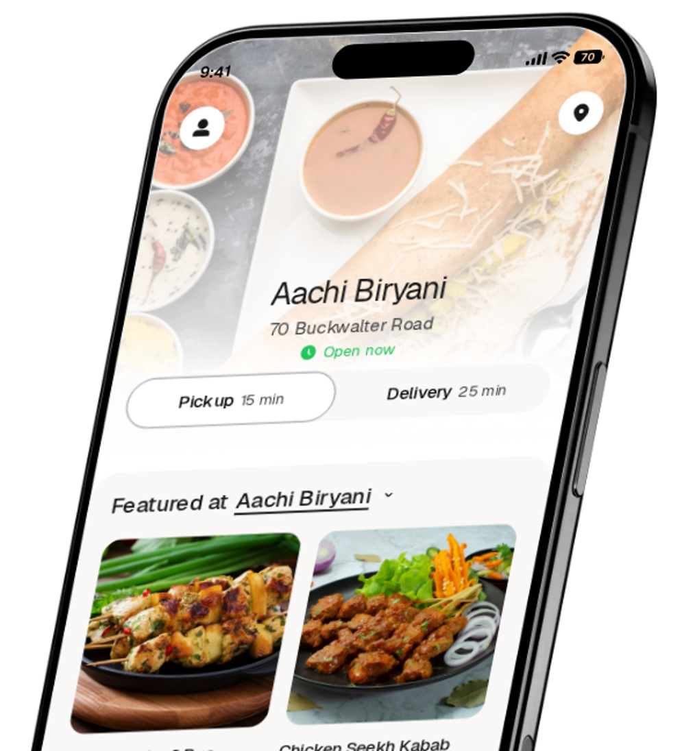 Aachi Biryani app preview