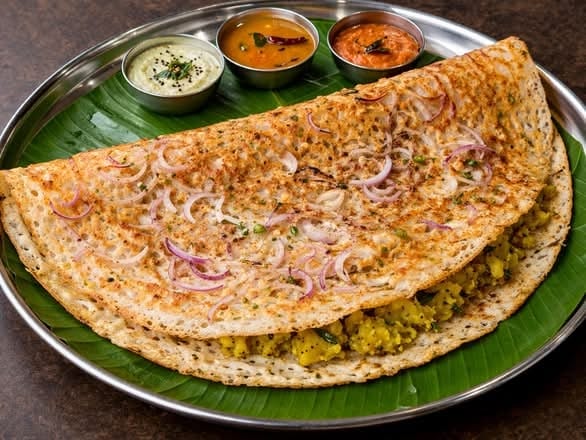 Onion Masala Dosa.